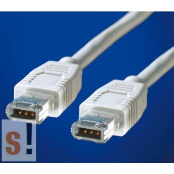   11.99.9218 # IEEE1394a kábel/ 6/6-pin, 400 Mbit/s, Type A-A 1.8 m