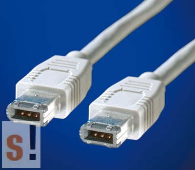 11.99.9218 # IEEE1394a kábel/ 6/6-pin, 400 Mbit/s, Type A-A 1.8 m