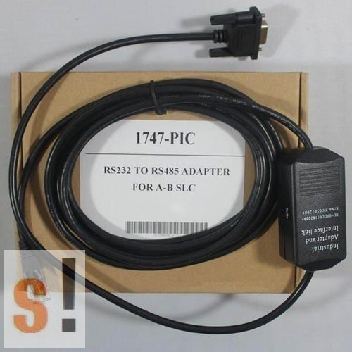 1747-PIC # RS-232 programozó kábel/adapter Allen-Bradley SLC 5/00,5/01,5/02,5/03 PLC-hez