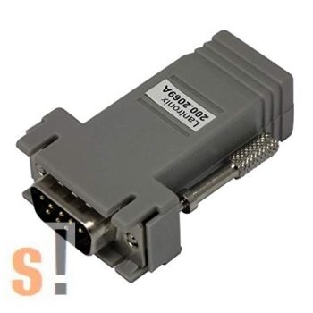   200.2069A # Networking Adapter RJ45 to DB9M,  DB9 papa-RJ45 átalakító / Lantronix