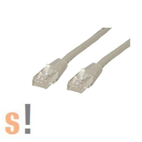 21.15.0502 # Ethernet CAT5 Patch kábel/2 méter/szürke, Roline