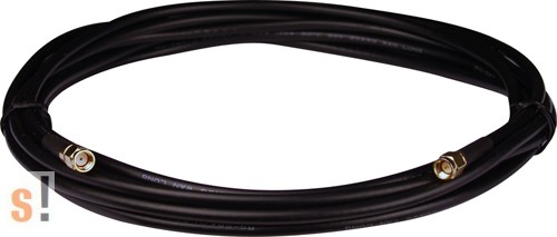 3S007 # Antenna kábel/RG58A/U/SMA Male/RP-SMA Male/5 méter, ICP DAS, ICP CON