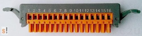 4PCA-EB16G # Sorkapocs/Terminal Strip/ 16Pin, f. I-87/80, ICP DAS, ICP CON