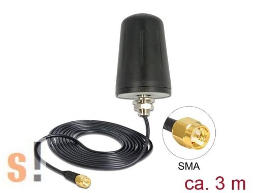 89533 # LoRA/Z-Wave antenna/Kültéri/SMA csatlakozó/3 méter/RG-402 kábel/868MHz