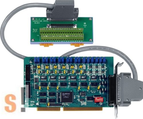 A-626/S # ISA kártya/ISA Board/6x AO/12bit/16x DI/16x DO/DB-37-sorkapocs, ICP DAS, ICP CON