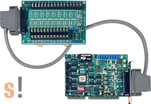 A-823PGH/S # ISA Board/16/8x AI/12bit/125kS/s/2x AO/16x DI/16x DO/High Gain/DB-8225 sorkapocs, ICP DAS, ICP CON