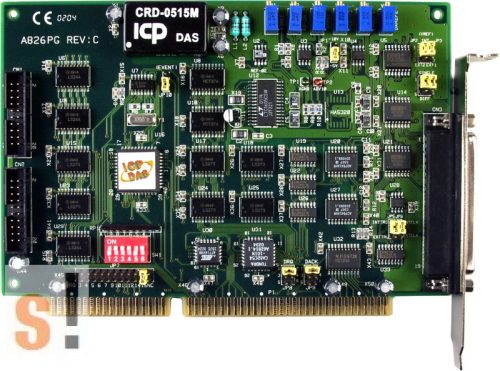 A-826PG/S CR # ISA Board/16/8x AI/16bit/100kS/s/2x AO/16x DI/16x DO/DB-8225 sorkapocs, ICP DAS, ICP CON