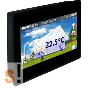   AIHME07 # AIHMe07 HMI színes érintőképernyős kijelző/7" TFT 16:9/800x480 WVGA/IP66 védettség/fekete ház/18~32Vdc táp/Panasonic