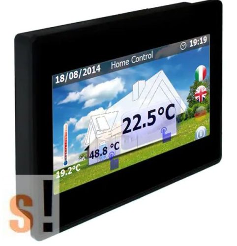 AIHME07 # AIHMe07 HMI színes érintőképernyős kijelző/7" TFT 16:9/800x480 WVGA/IP66 védettség/fekete ház/18~32Vdc táp/Panasonic