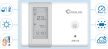 AM102 # LoRaWAN Ambient Monitor Sensor/2.13" E-Ink Display/Hőmérséklet/Páratartalom/Megvilágítás/Mozgás/Légnyomás/TVOC/CO2, URSALINK