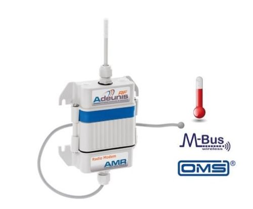 ARF7906AA # AMR TEMP Wireless M-Bus Transmitter Internal + External T° / T1 - 10 sec / Self-powered, Adeunis RF