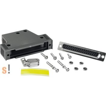   CA-4002F # Csatlakozó és ház/37pin/female/D-sub, ICP DAS, ICP CON