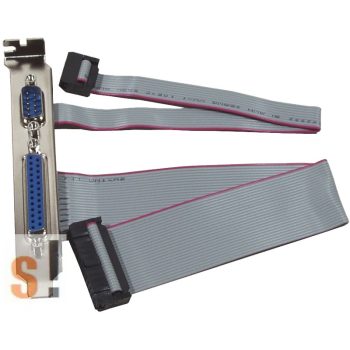   CA-9-2502 # Kábel/9Pin male/25Pin female/20cm, ICP DAS, ICP CON