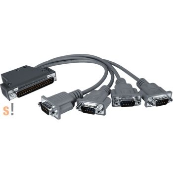   CA-9-3705 # Kábel/DB-37 male/4 DB-9 male/0.5m, ICP DAS, ICP CON