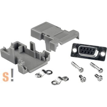   CA-PC09F # Csatlakozó/Connector/9pin/Female/D-Sub/ISA-7520, ICP DAS, ICP CON