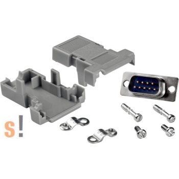   CA-PC09M # Csatlakozó/Connector/9pin/male/D-Sub/SERVO-300, ICP DAS, ICP CON
