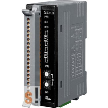   CAN-2017D CR # CAN Modul/DeviceNet/8AI/Different/Slave/LED, ICP DAS