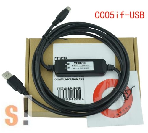 CC05IF-USB # Oriental Motor USB programozó kábel/USB port/8 pin Mini DIN/utángyártott/3 méter/AIENSN