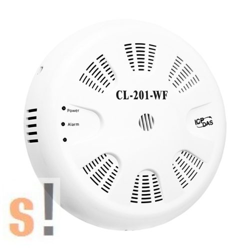 CL-201-WF CR # WiFi Adatgyűjtő / Data logger/CO/Hőmérséklet/Páratartalom/Harmatpont/WiFi/RS-485/Ethernet/DCON/Modbus RTU/Modbus TCP/MQTT/450000 rekord/IOS és Android App/ ICP CON, ICP DAS