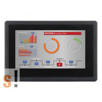   CS10600F070P # PPC-A9-70-C érintőképernyős panel PC/ 7" képernyő/négymagos Cortex-A9 processzor/2GB DDR3 RAM/8GB eMMC Flash/Android/Chipsee