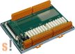 DB-16P16R CR # Bővítő kártya/16x digitális bemenet/16x relé kimenet/Daughter Board/16x DI/16x RO/CA-3710D, ICP CON, ICP DAS