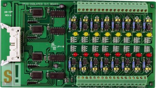 DB-16P CR # Bővítő kártya/Daughter Board/16x DI/Bi-direction/ICP DAS, ICP CON