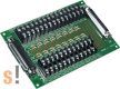 DB-1825/DIN CR # Sorkapocs bővítő kártya/PCI-1202/1602/1802/822/826 kártyákhoz/CA-3710 kábel/DIN sínre rögzíthető/ ICP CON ICP DAS