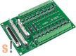 DB-24C/D CR # OPTO-22 kompatibilis bővítő kártya/szigetelt 24x DO/nyitott kollektoros kimenet, NPN /CA-3710 kábel/ ICP CON, ICP DAS