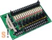 DB-24PRD/24/DIN CR # Bővítő kártya/Daughter Board/Relé/24x RO relé kimenet/24V/CA-3710 kábel/DIN sínre rögzíthető/ICP CON, ICP DAS