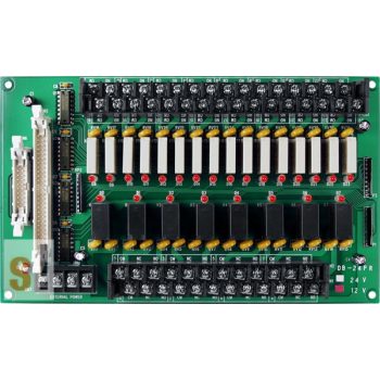   DB-24PR/12 CR # OPTO-22 kompatibilis bővítő kártya/Daughter Board/Relé/24x RO relé kimenet/12V/CA-5015 kábel/ICP CON, ICP DAS