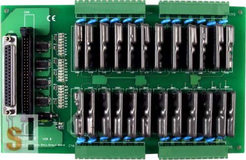 DB-24SSRDC # OPTO-22 kompatibilis relé kártya/24x RO relé kimnet/SSR relék/DC/CA-5015 kábel/ICP CON, ICP DAS