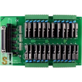   DB-24SSRDC/D  # OPTO-22 kompatibilis relé kártya/24x RO relé kimnet/SSR relék/DC/CA-3710 kábel/ICP CON, ICP DAS