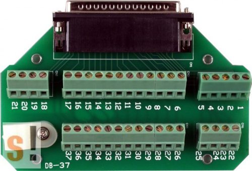 DB-37 CR # Sorkapocs kártya /37 pin/ Screw Terminal Board - 37pin/ ICP CON, ICP DAS