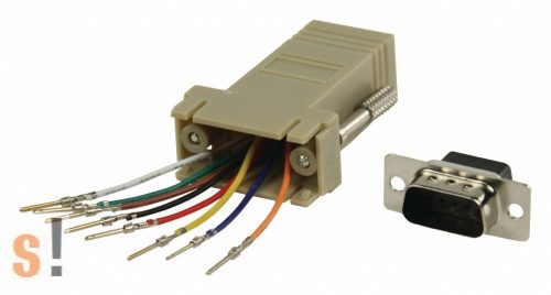 DB9F-RJ45 # DB9 mama-RJ45 átalakító