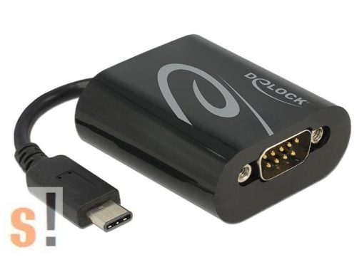 DE62740 # USB - Soros konverter/USB TYPE-C™ > 1 X soros RS-232 port, DELOCK