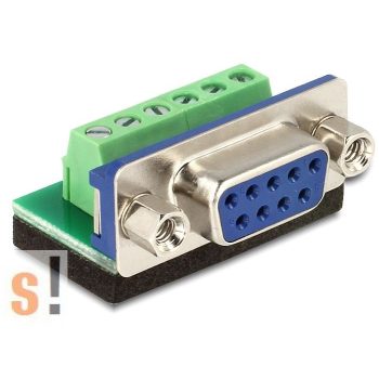 DE65498 # DB9/SUB-D9 mama - sorkapocs adapter, DELOCK