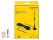 DE88877 # 433 MHz mágnestalpas antenna/ LoRa / ISM / 3 dBi / 3 méter RG-174 kábel/ Delock