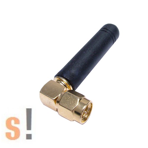 DELTA2C/x/SMAM/S/RA/23 # GSM/GPRS Right Angle Stubby Antenna SMA Male R/A - Delta 2C, Siretta