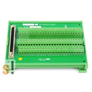   DIN-100S-01 #  Sorkapocs panel DIN sínre/1x 100-Pin SCSI-II csatlakozó/ADLINK