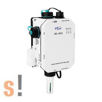   DL-1022 CR # IoT Adatgyűjtő/ Data Logger/MQTT/PM1-2.5-10 részecskék levegőminőség ellenőrzéshez/Hőmérséklet/CO2/Páratartalom/Harmatpont/ModbusR<wbr> TU/TCP/PoE Ethernet/RS-485/IP43 védettség/ICP CON/ICP DAS