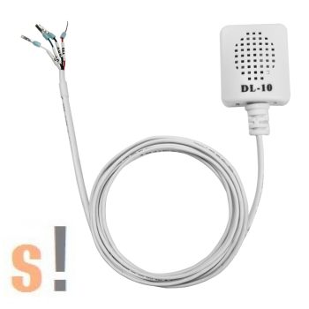   DL-10 CR # Szenzor modul/hőmérséklet/Páratartalom/RS-485 port/Modbus RTU/DCON/ fehér szín/ICP CON, ICP DAS