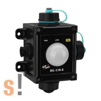   DL-120-E CR # IoT adatgyűjtő/Data Logger/MQTT, Modbus RTU, Modbus TCP, DCON protokoll/Megvilágítás/PoE/DC/IP65/fekete/ICP CON, ICP DAS