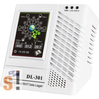   DL-301 # Adatgyűjtő/Data Logger/CO/Hőmérséklet/Páratartalom/Harmatpont/LCD/Safe Alarm, ICP DAS