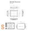 DM-F08A/R-R10 # 8" érintőképernyős ipari monitor/500cd/SVGA/Touch/IEi