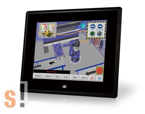 DM-F65A/R-R10 # 6,5" Ipari érintőképernyős monitor/800cd/VGA/DVI/LCD érintőképernyő/USB Touch, IEI