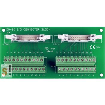   DN-20/N CR # Sorkapocs kártya/Screw Terminal Board/2x20 pin/CA-2010 kábel/ICP CON, ICP DAS