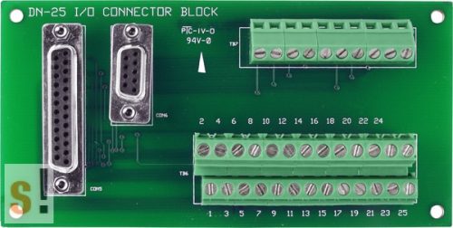 DN-25/N CR # Sorkapocs kártya/1x DB9 mama és 1x DB25 mama csatlakozók/CA-0920 és CA-2520 kábel/ICP CON, ICP DAS