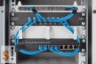 DN-60013 # 8 portos Ethernet switch/10/100Base-TX/10" rackba szerelhető/240 V tápfeszültség, DIGITUS