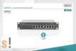 DN-60013 # 8 portos Ethernet switch/10/100Base-TX/10" rackba szerelhető/240 V tápfeszültség, DIGITUS