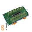 DN-68A CR # I/O sorkapocs csatlakozó blokk/68 pin SCSI-II mama csatlakozóval/DIN sínre rögzíthető/ICP CON, ICP DAS